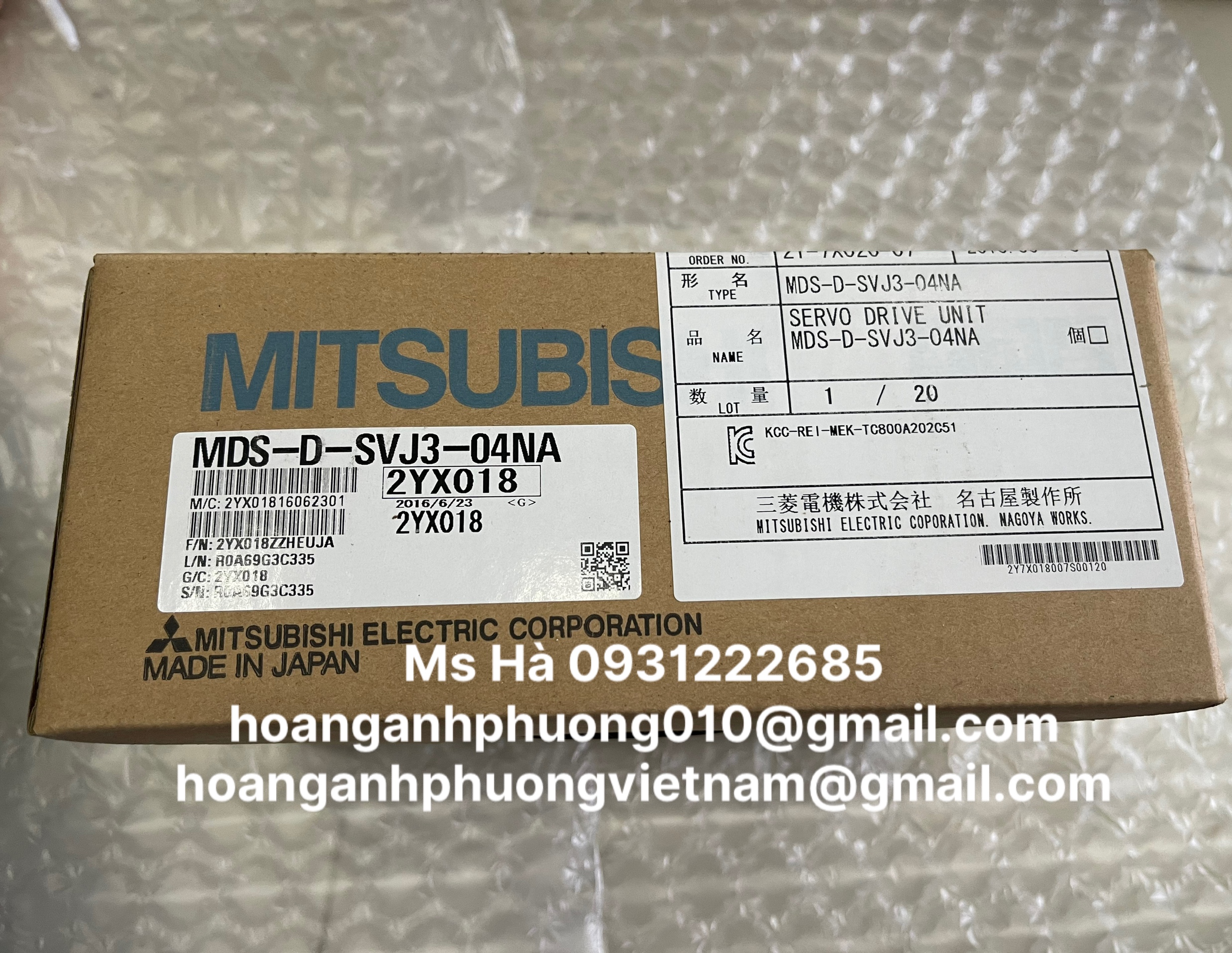 Amplifier mitsubishi giao hàng toàn quốc MDS-D-SVJ3-04NA