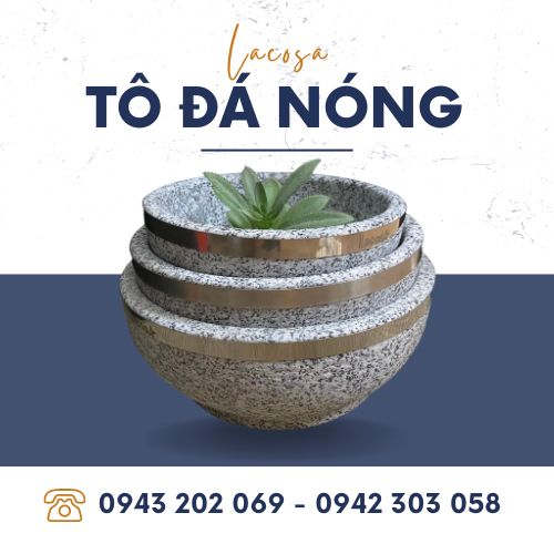 Tô đá nóng ăn phở, thố đá giữ nhiệt Hàn Quốc Lacosa