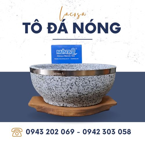 Tô đá nóng ăn phở, thố đá giữ nhiệt Hàn Quốc Lacosa