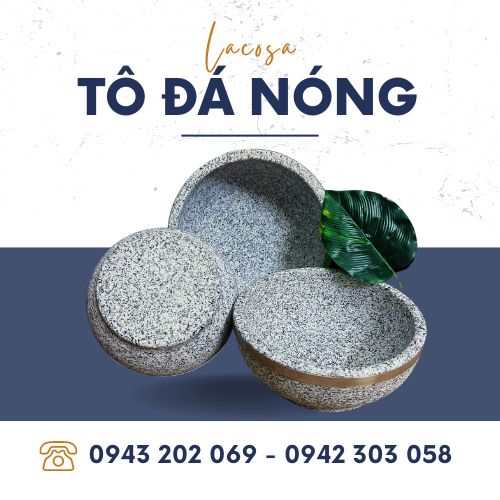 Tô đá nóng ăn phở, thố đá giữ nhiệt Hàn Quốc Lacosa