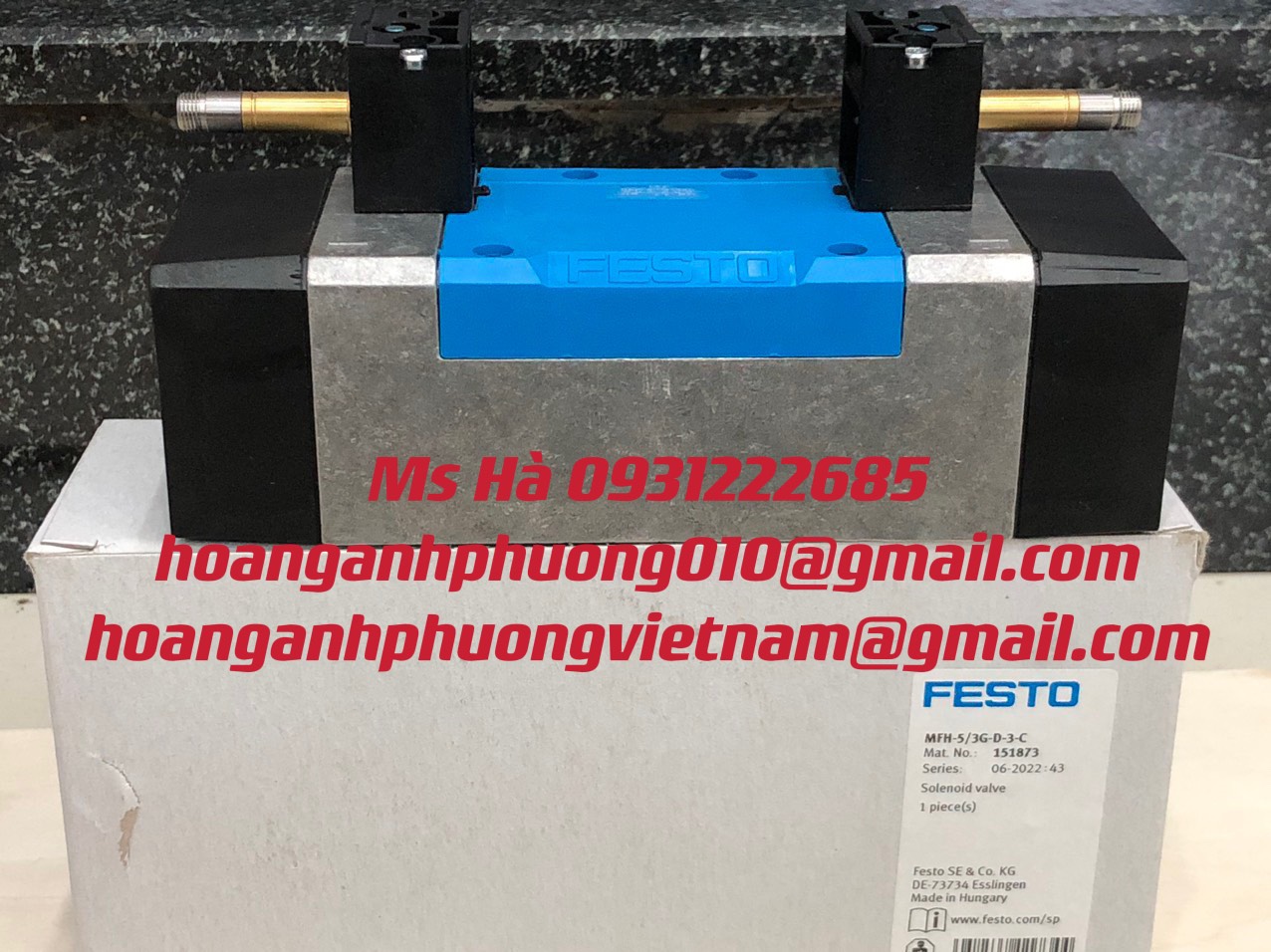 Festo dòng van nhập khẩu chính hãng 100% MFH-5/3G-D-3-C