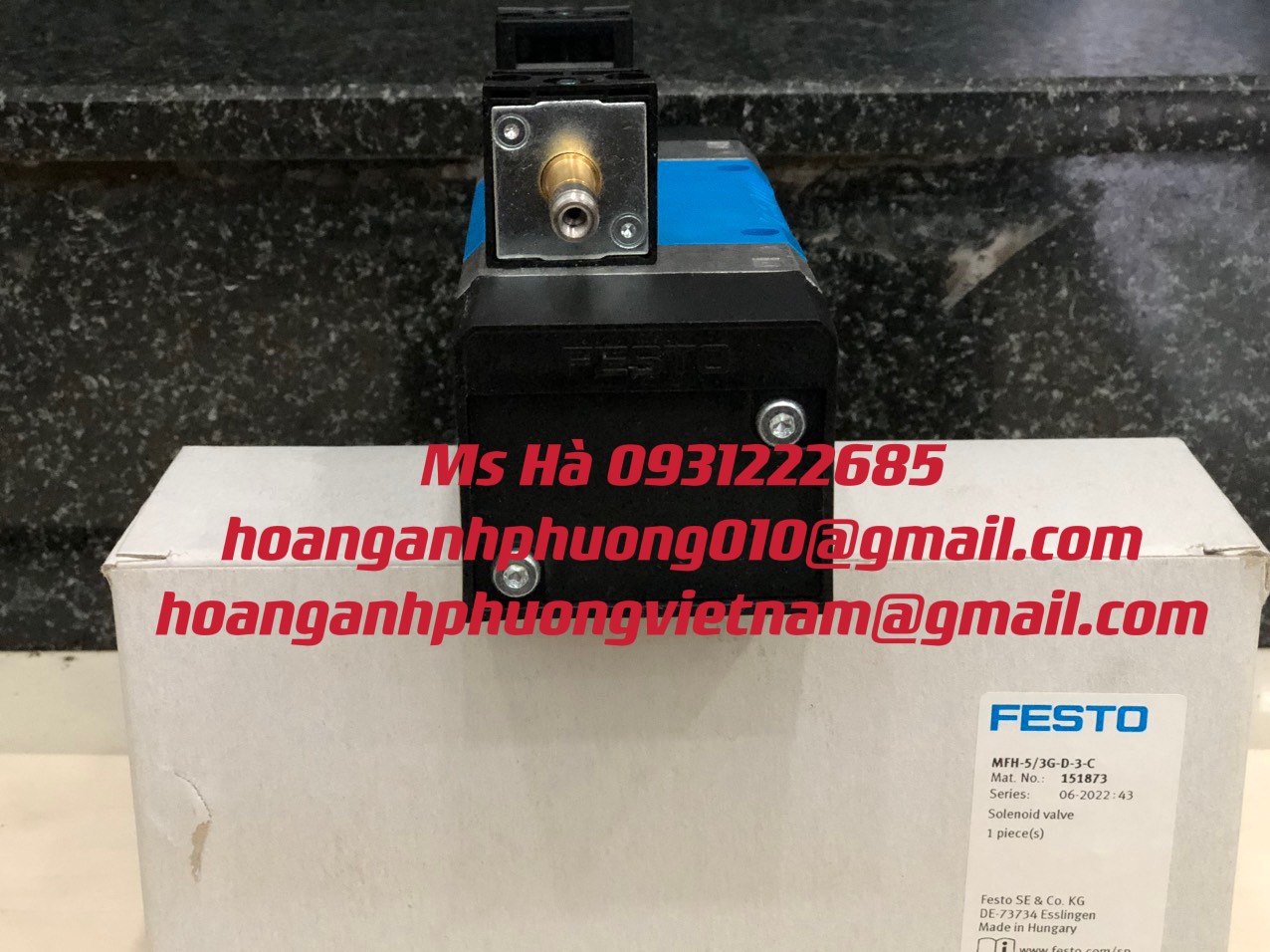 Festo dòng van nhập khẩu chính hãng 100% MFH-5/3G-D-3-C