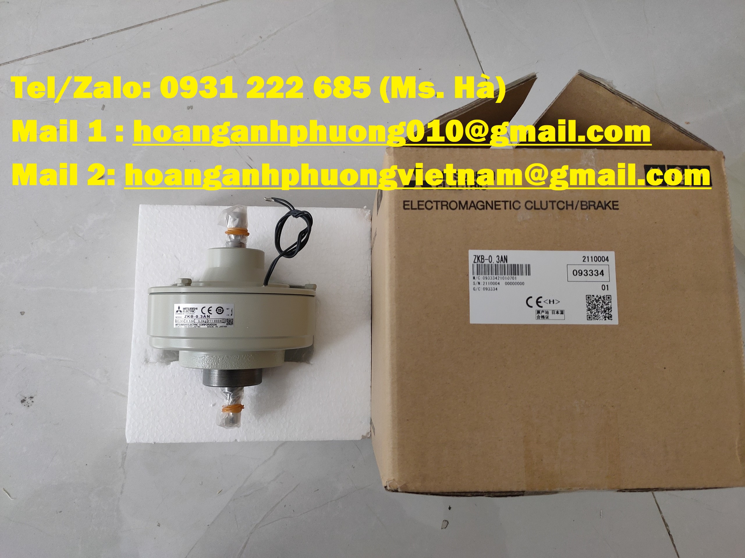 Bộ ly hợp từ ZKB-0.3AN mitsubishi nhập khẩu giá tốt