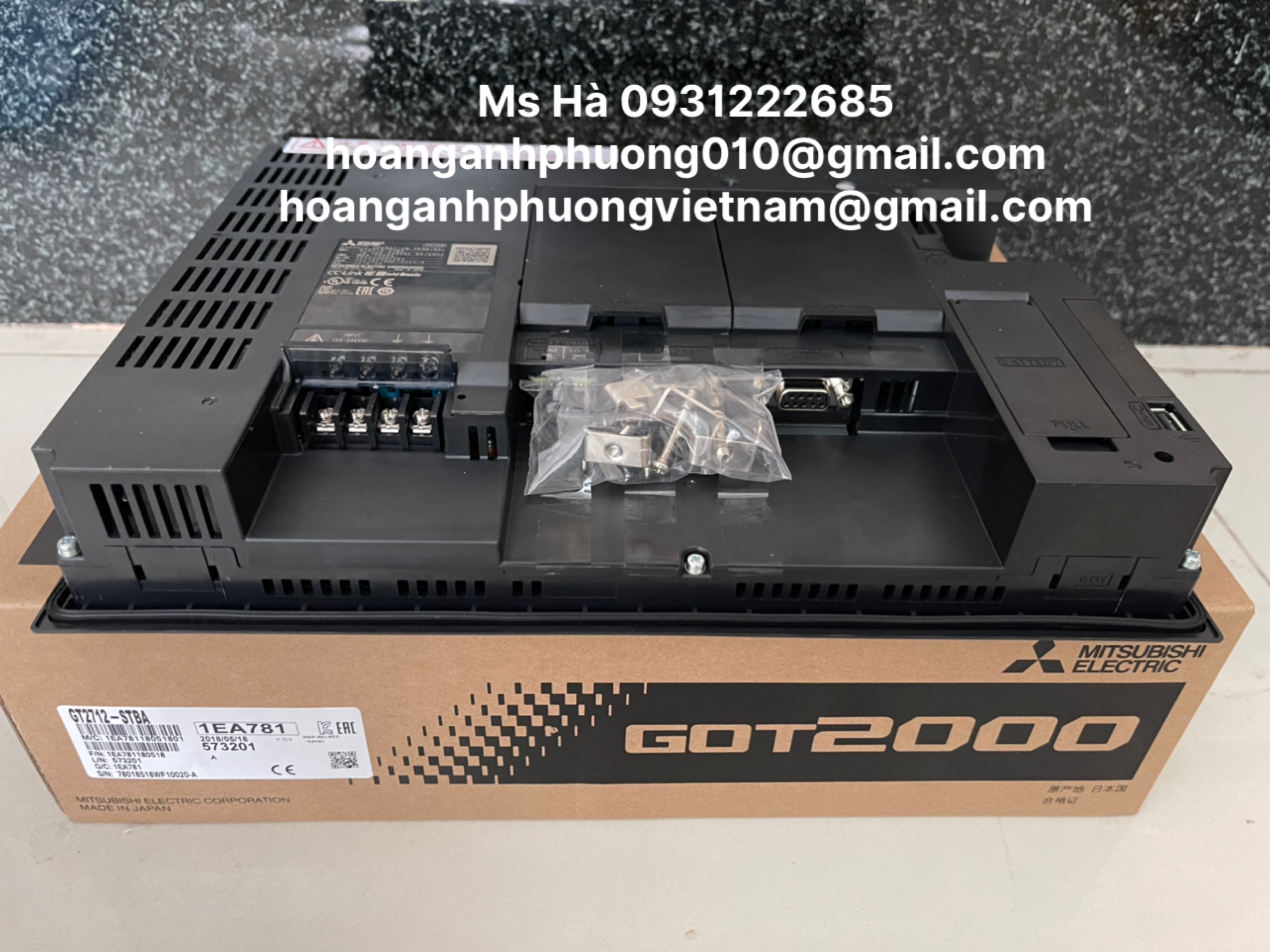 GT2712-STBA mitsubishi  hàng mới  màn hình 12 inch