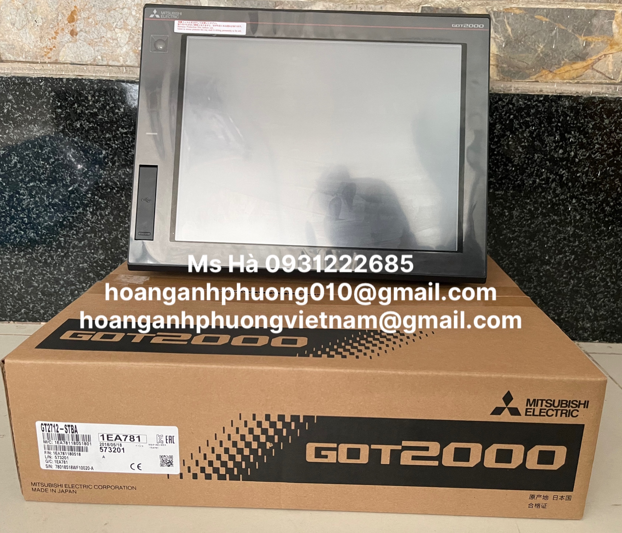 GT2712-STBA mitsubishi  hàng mới  màn hình 12 inch