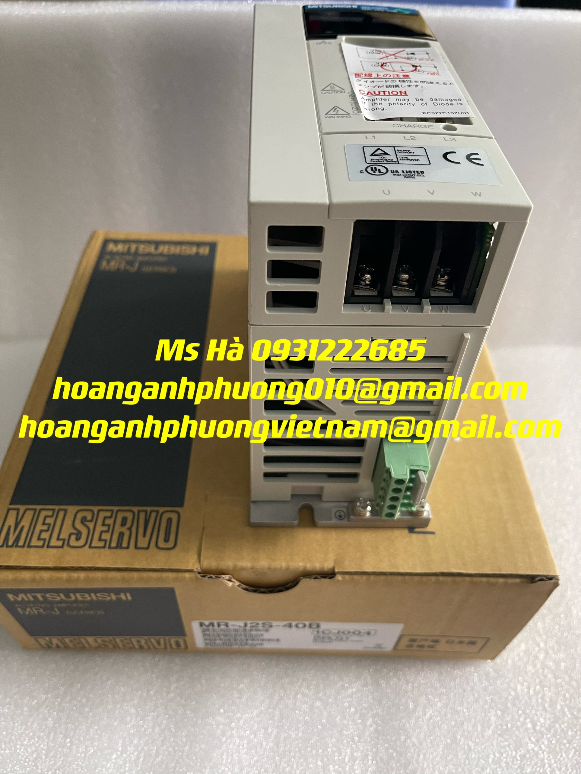 Trình điều khiển động cơ mitsubishi MR-J2S-40B nhập khẩu