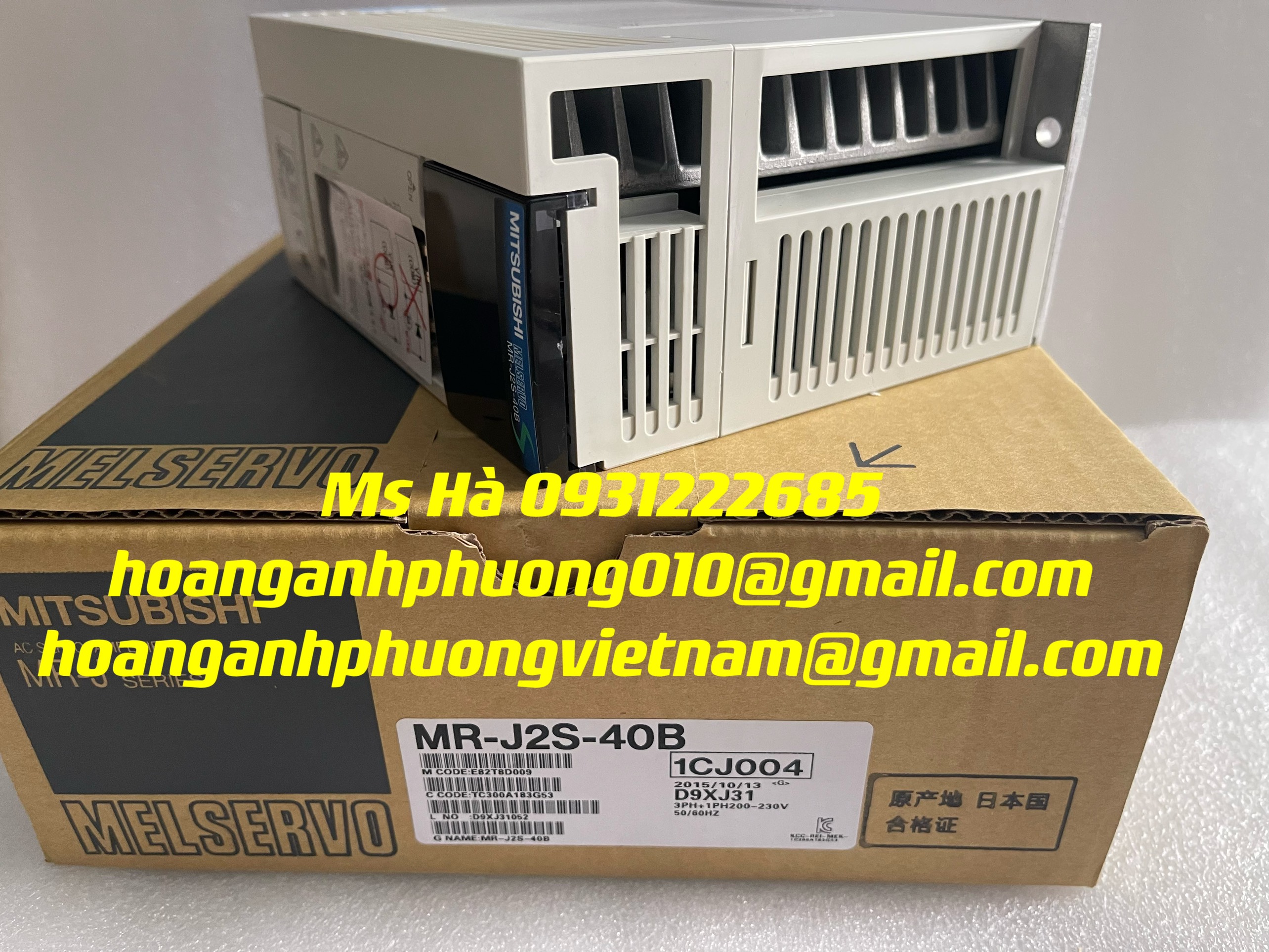 Trình điều khiển động cơ mitsubishi MR-J2S-40B nhập khẩu