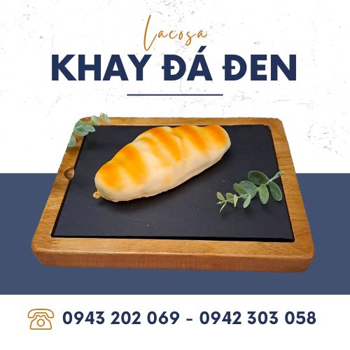 Đĩa đá đen, khay đá đen chính hãng Lacosa