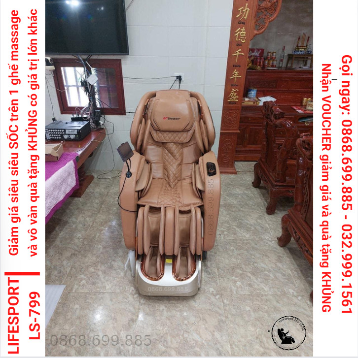 Sử dụng ghế massage Lifesport 799 vì 1 tương lai khỏe mạnh