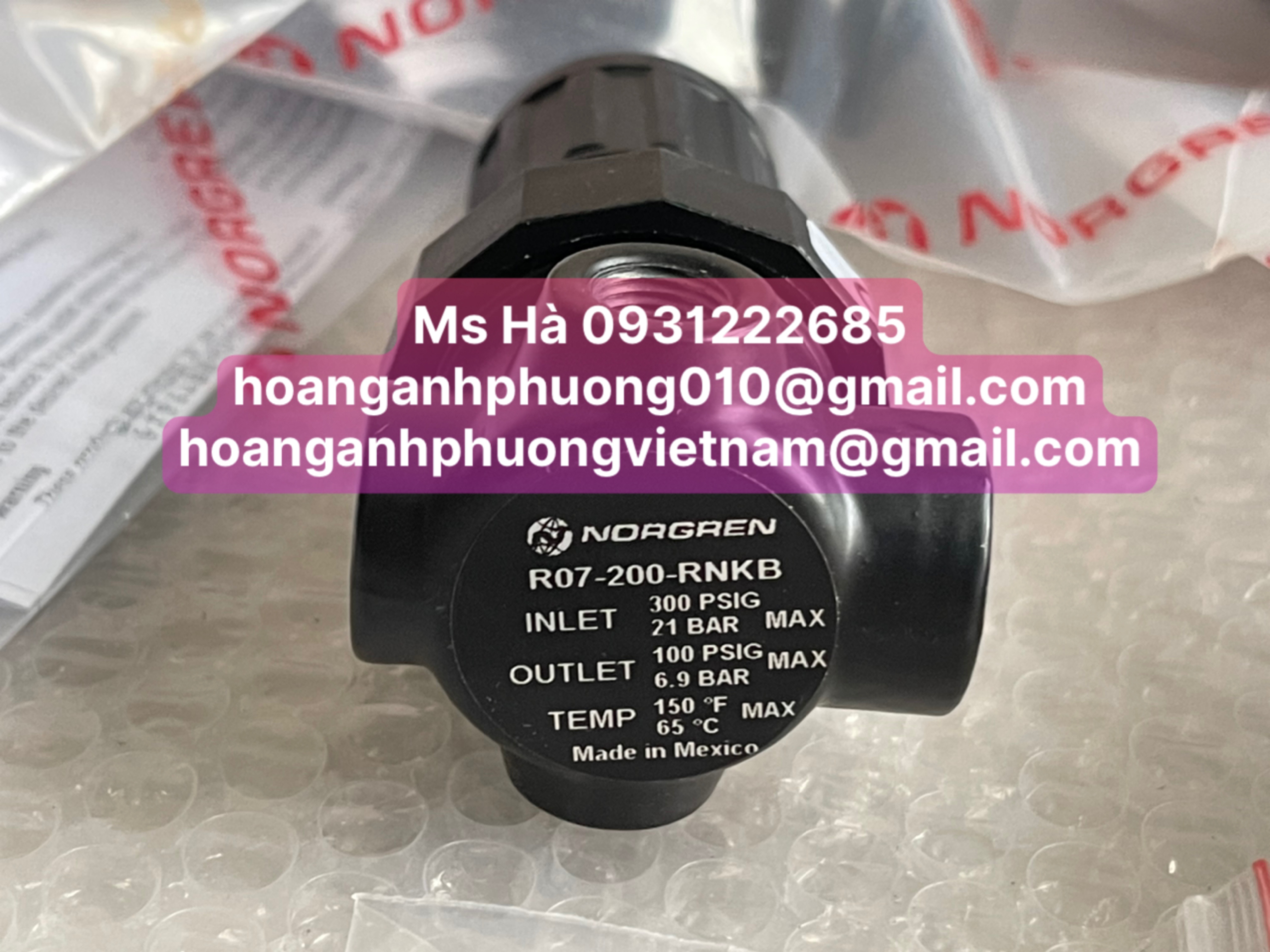 Hàng chính hãng dòng norgren mới 100% R07-200-RNKB