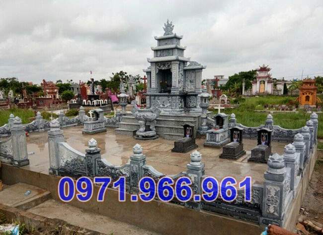 Mẫu Khuôn Viên Nghĩa Trang Đẹp Đá Xanh Gia Lai