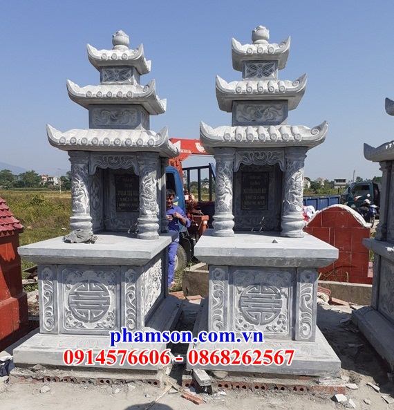 16291 lăng mộ bằng đá ba mái đẹp cao cấp bán đắk lắk