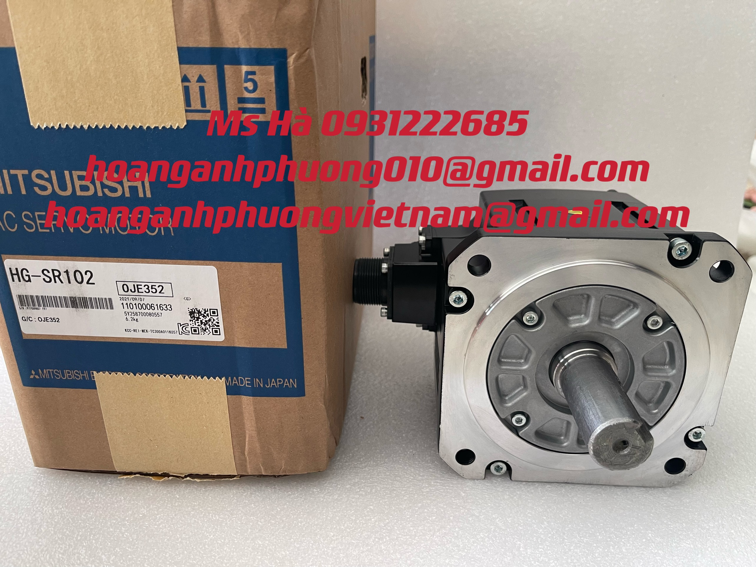 Servo dòng động cơ HG-SR102 chính hãng mitsubishi