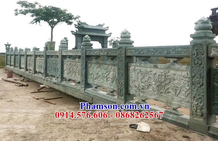 16599 hàng rào bằng đá xanh cao cấp bán sơn la