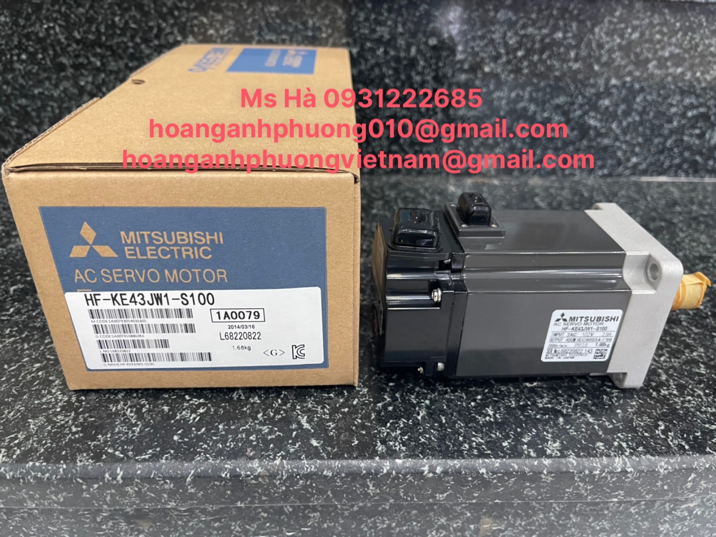 Động cơ 0.4kw nhập khẩu dòng mitsubishi HF-KE43JW1-S100