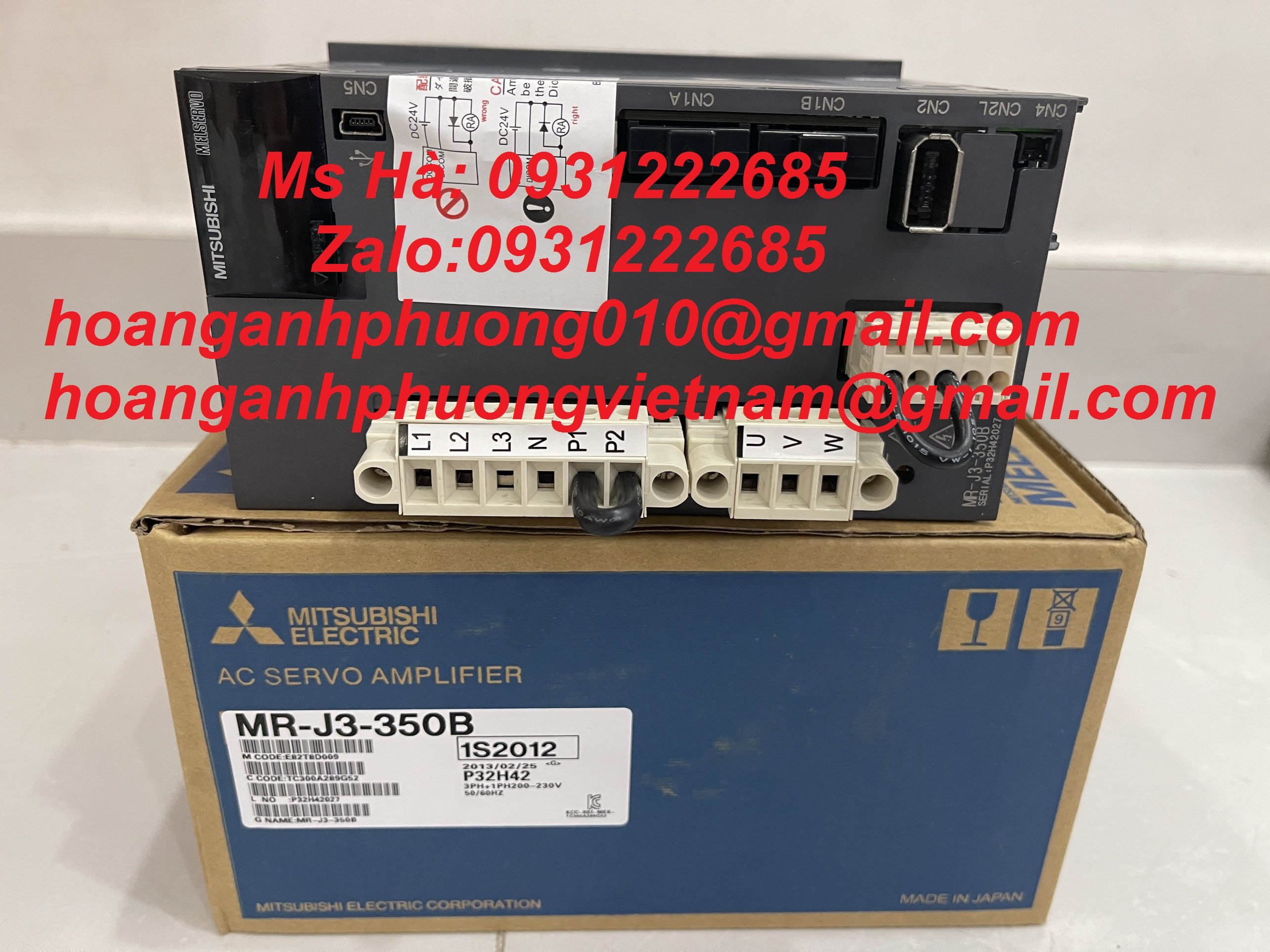 MR-J3-350B servo điều khiển động cơ - giá rẻ từ nhà sản xuất