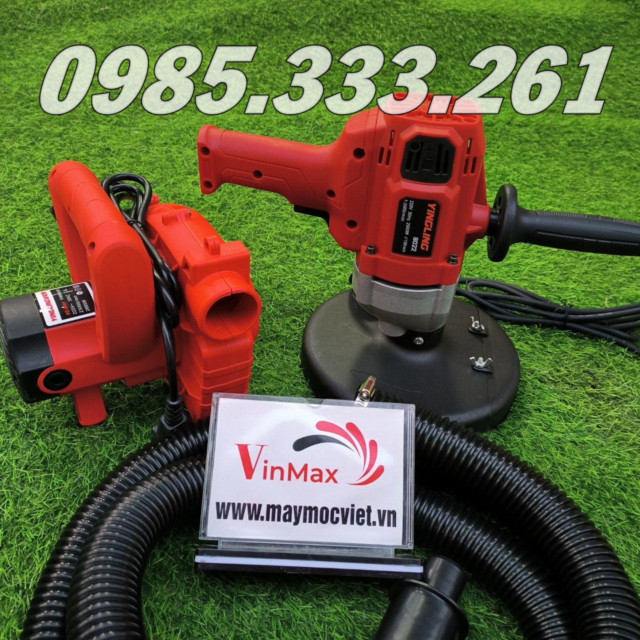 Bộ máy mài cầm tay có hút bụi XH8001 Vinmax