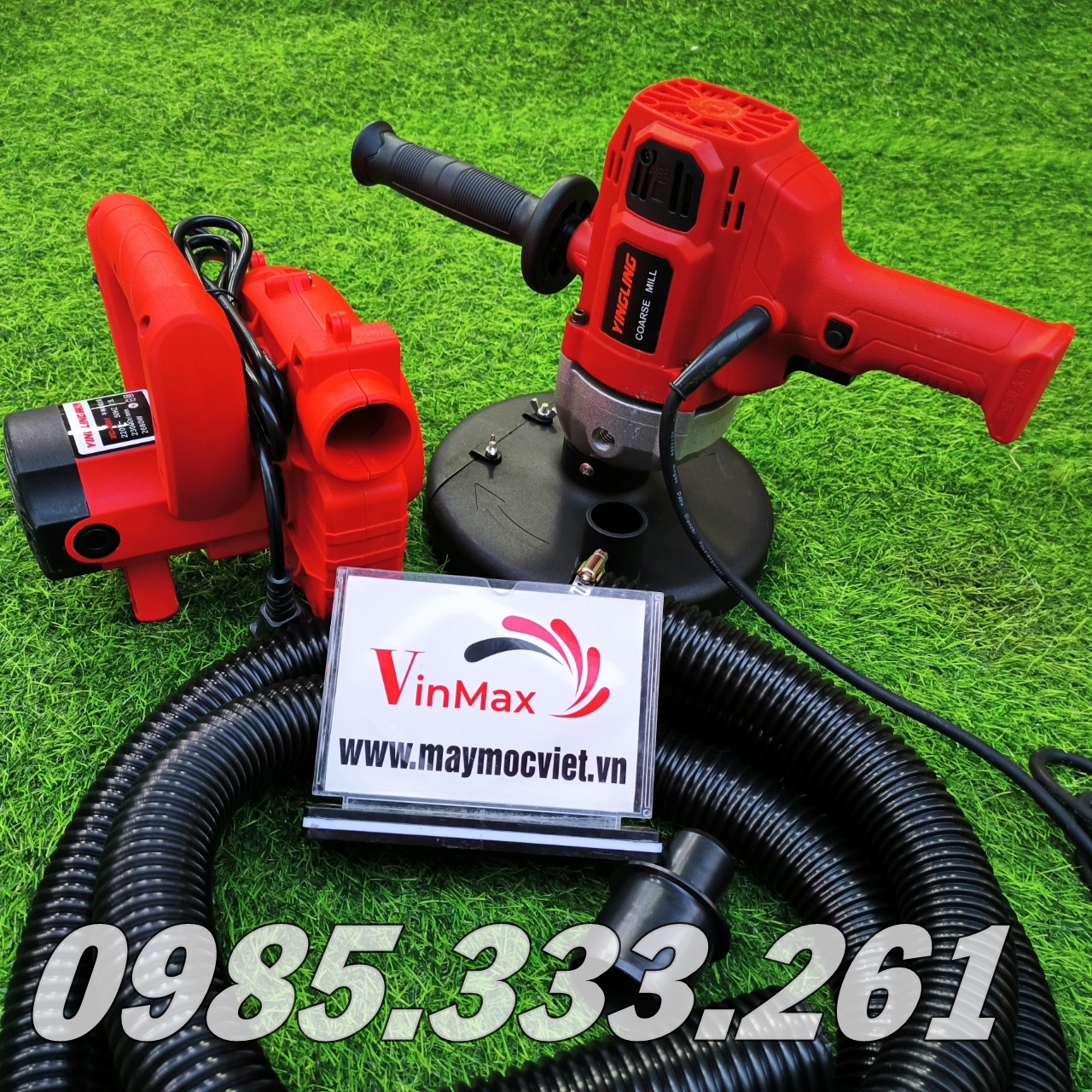 Bộ máy mài cầm tay có hút bụi XH8001 Vinmax