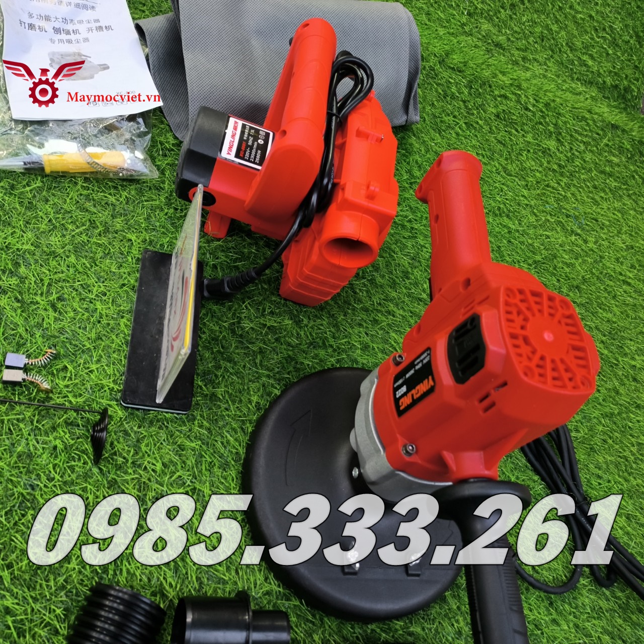 Bộ máy mài cầm tay có hút bụi XH8001 Vinmax