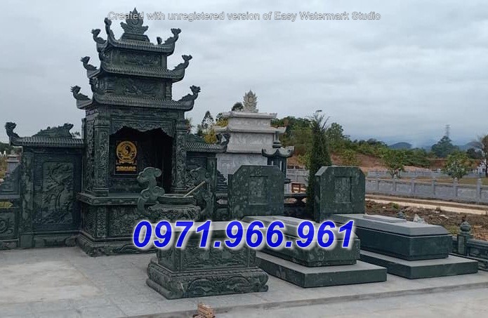 Lăng Mộ Đá Đẹp Nguyên Khối, Đá Xanh Đá Trắng