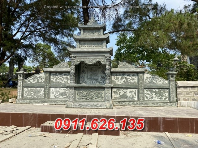 mộ đá xanh nguyên khối giá rẻ nhất thị trường chất lượng cao cấp
