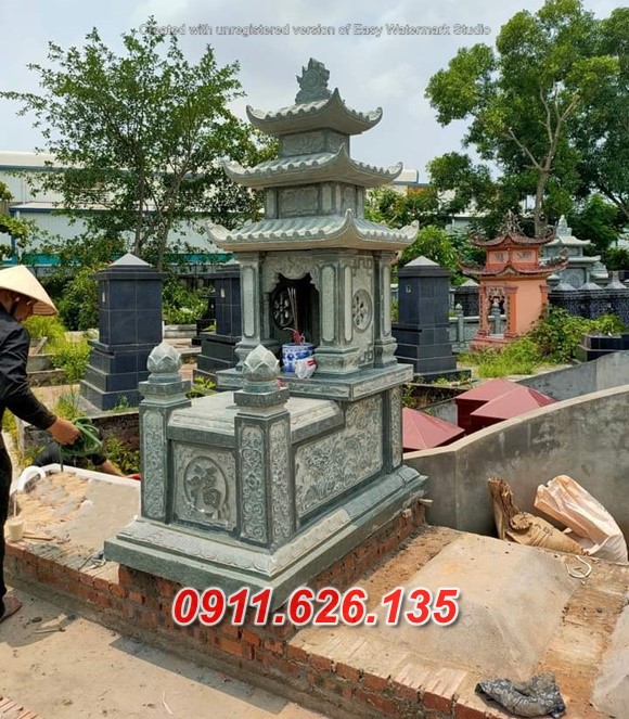 mộ đá xanh nguyên khối giá rẻ nhất thị trường chất lượng cao cấp