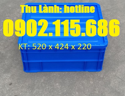 Thùng nhựa đặc H220, sóng nhựa đặc H220, khay nhựa B8