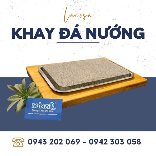 Khay đá nướng núi lửa Lacosa nhiều mẫu mã