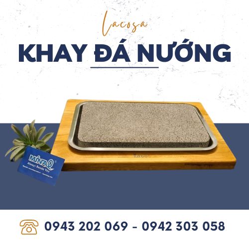 Khay đá nướng núi lửa Lacosa nhiều mẫu mã