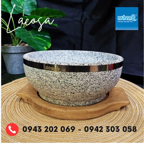 Tô đá nóng ăn phở, bát đá giữ nhiệt Hàn Quốc Lacosa