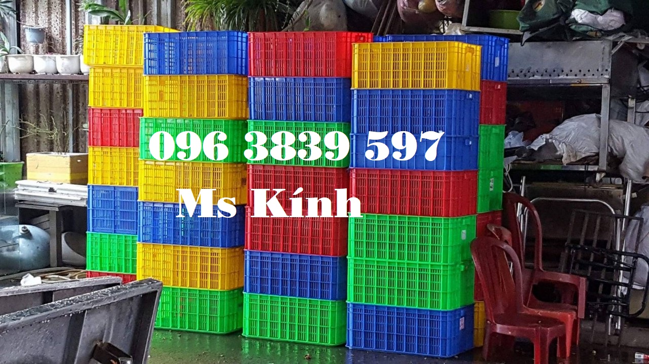 Sóng nhựa hở 2t5, thùng nhựa rỗng, rổ nhựa đựng hàng - 0963839597