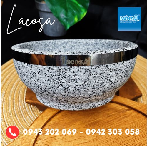 Tô đá giữ nhiệt Hàn Quốc, thố đá ăn phở Lacosa