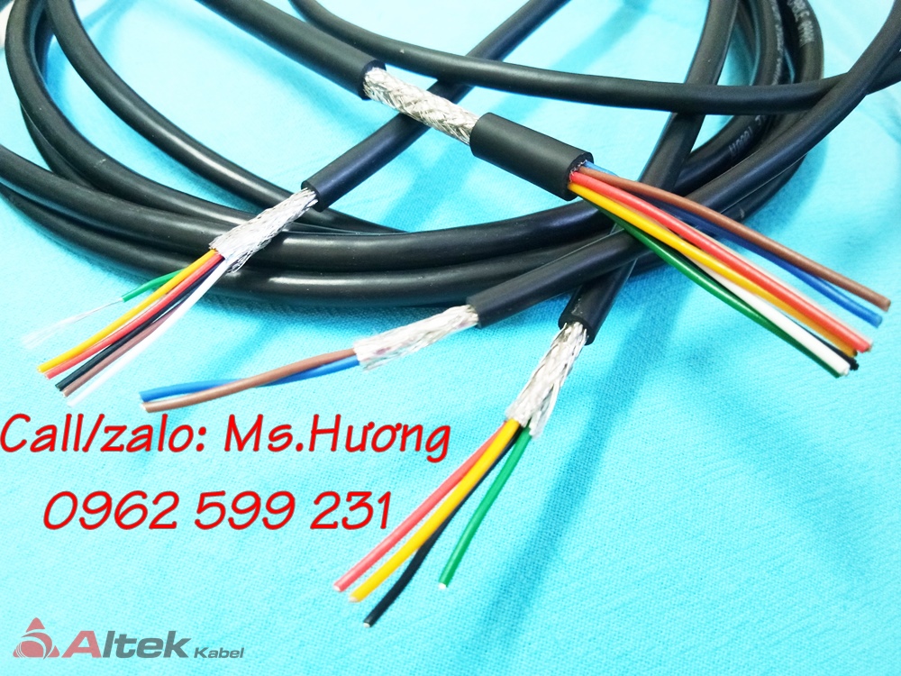 Cáp tín hiệu chống nhiễu Altek kabel 2x0.22, 4x0.22, 6x0.22, 8x0.22