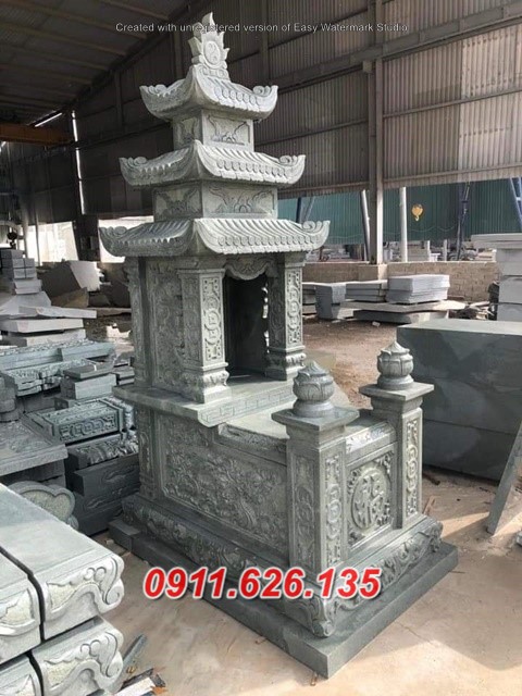 Mẫu Mộ Đá Ba Mái Đẹp Nhất Thị Trường, Phong Thủy Tâm Linh