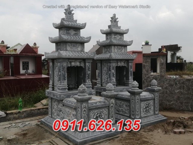 Mẫu Mộ Đá Ba Mái Đẹp Nhất Thị Trường, Phong Thủy Tâm Linh