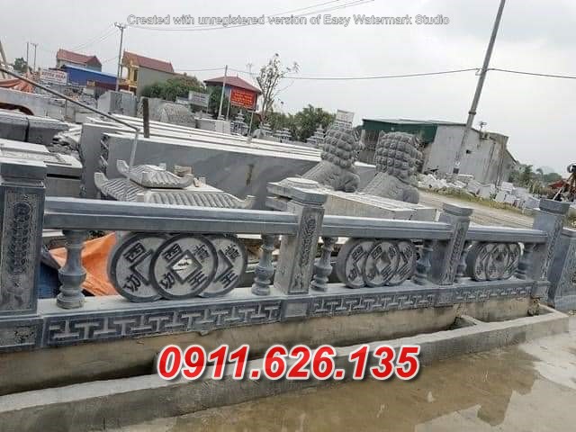 Tường Rào Lan Can Đá Đẹp Nguyên Khối Phù Hợp Nhà Thờ Họ