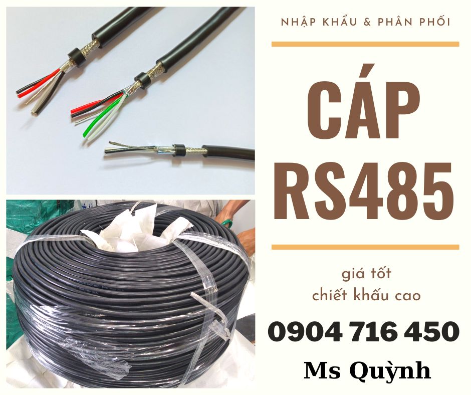 Cáp RS485 1 pair 2 pair vặn xoắn chống nhiễu
