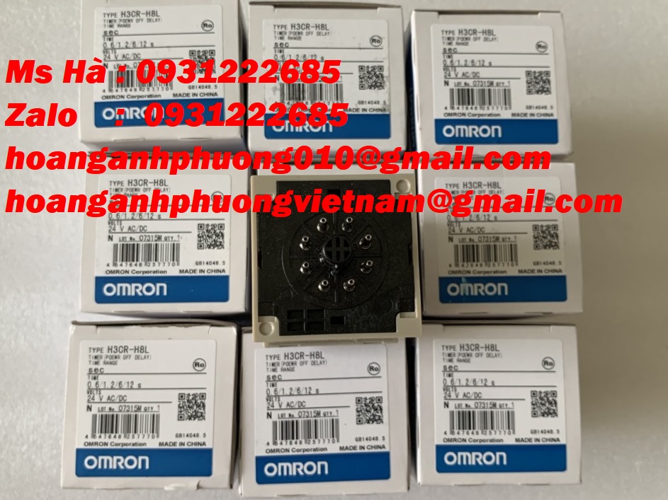 Rờ le thời gian dòng Omron H3CR-H8L mới, giá cạnh tranh