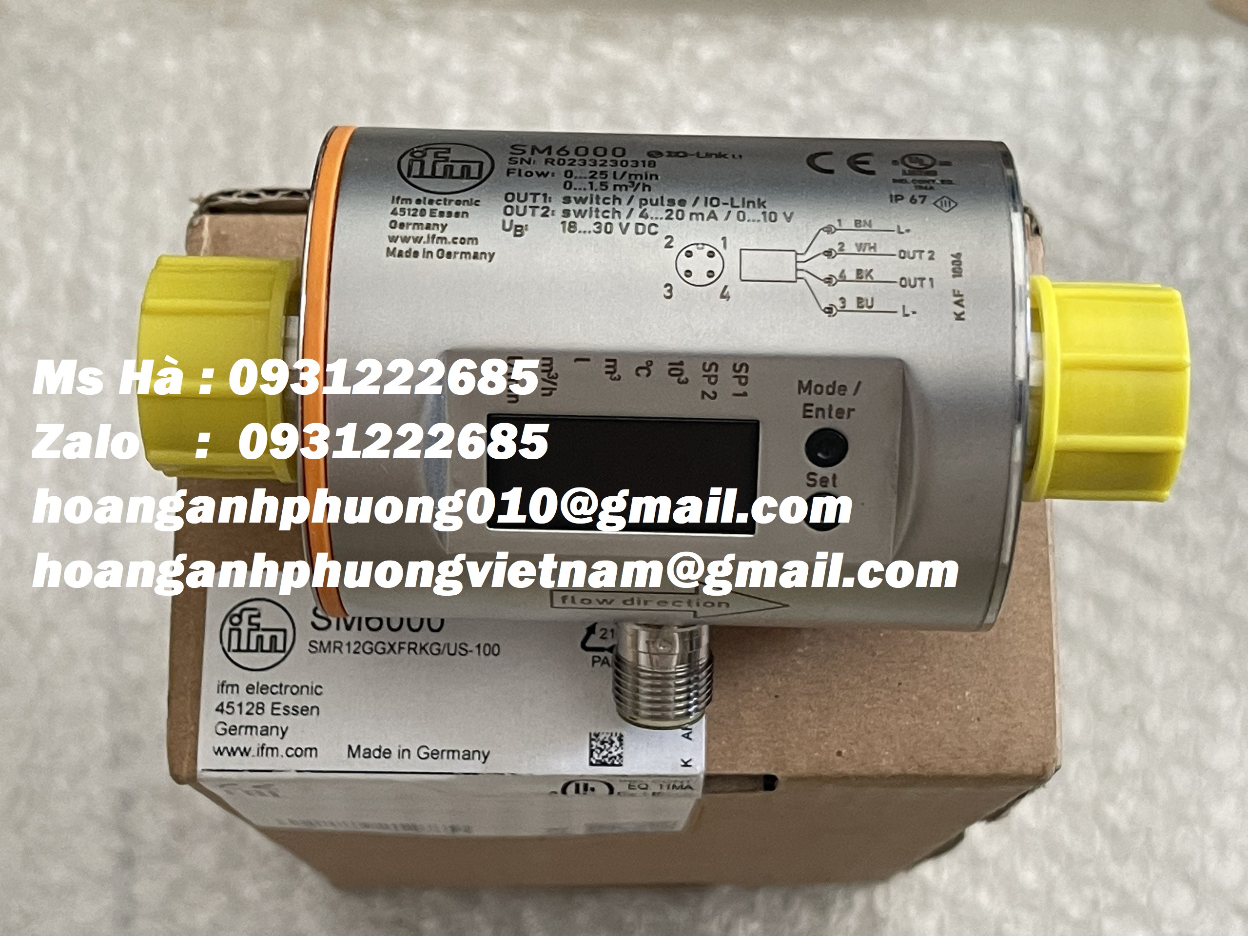 Sensor SM6000 IFM - nhận báo giá tốt - Hoàng Anh Phương