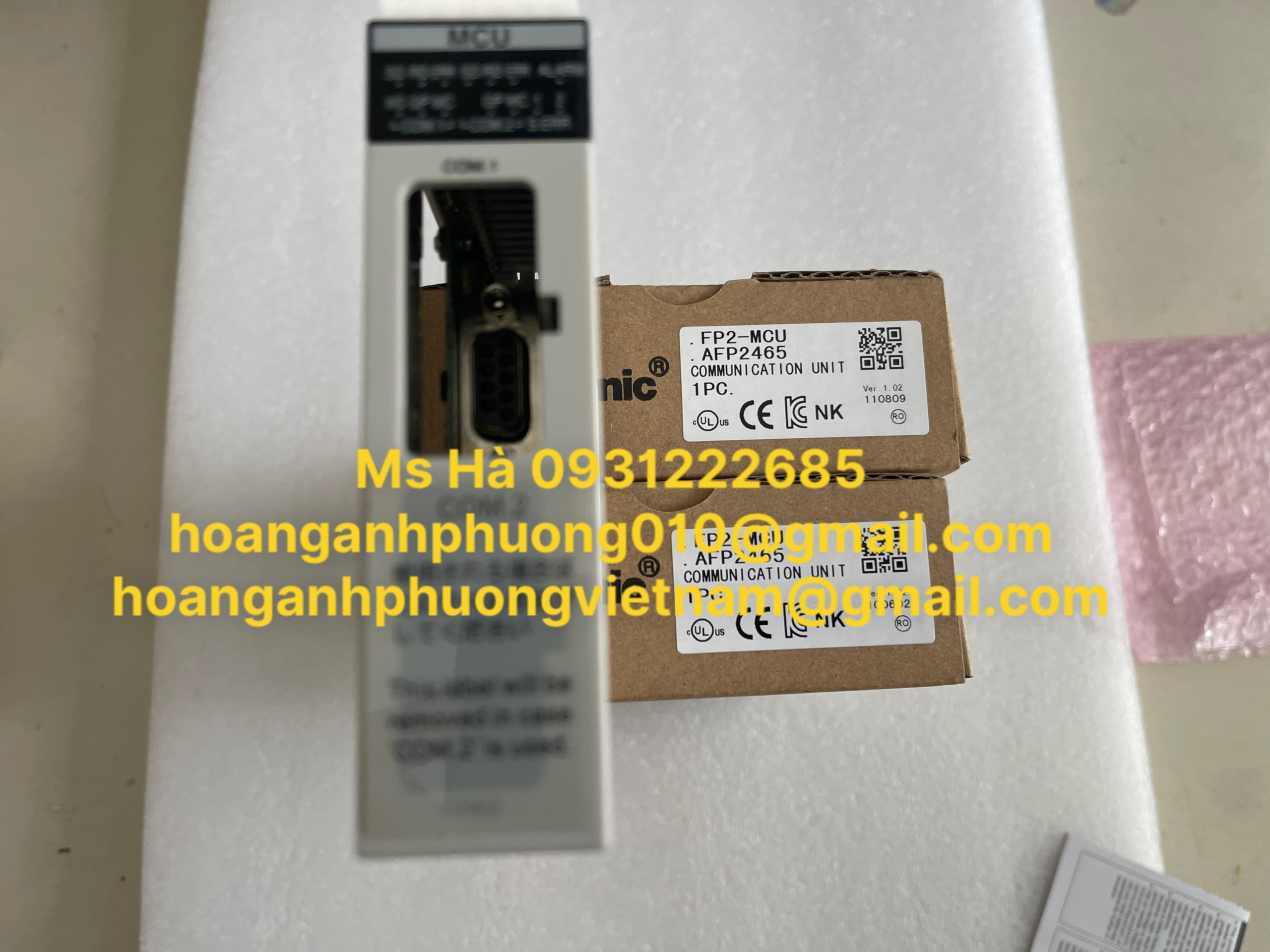 FP2-MCU panasonic - mô đun plc - bảo hành toàn quốc