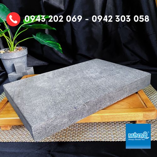 Khay đá nướng thịt chính hãng Lacosa hình chữ nhật