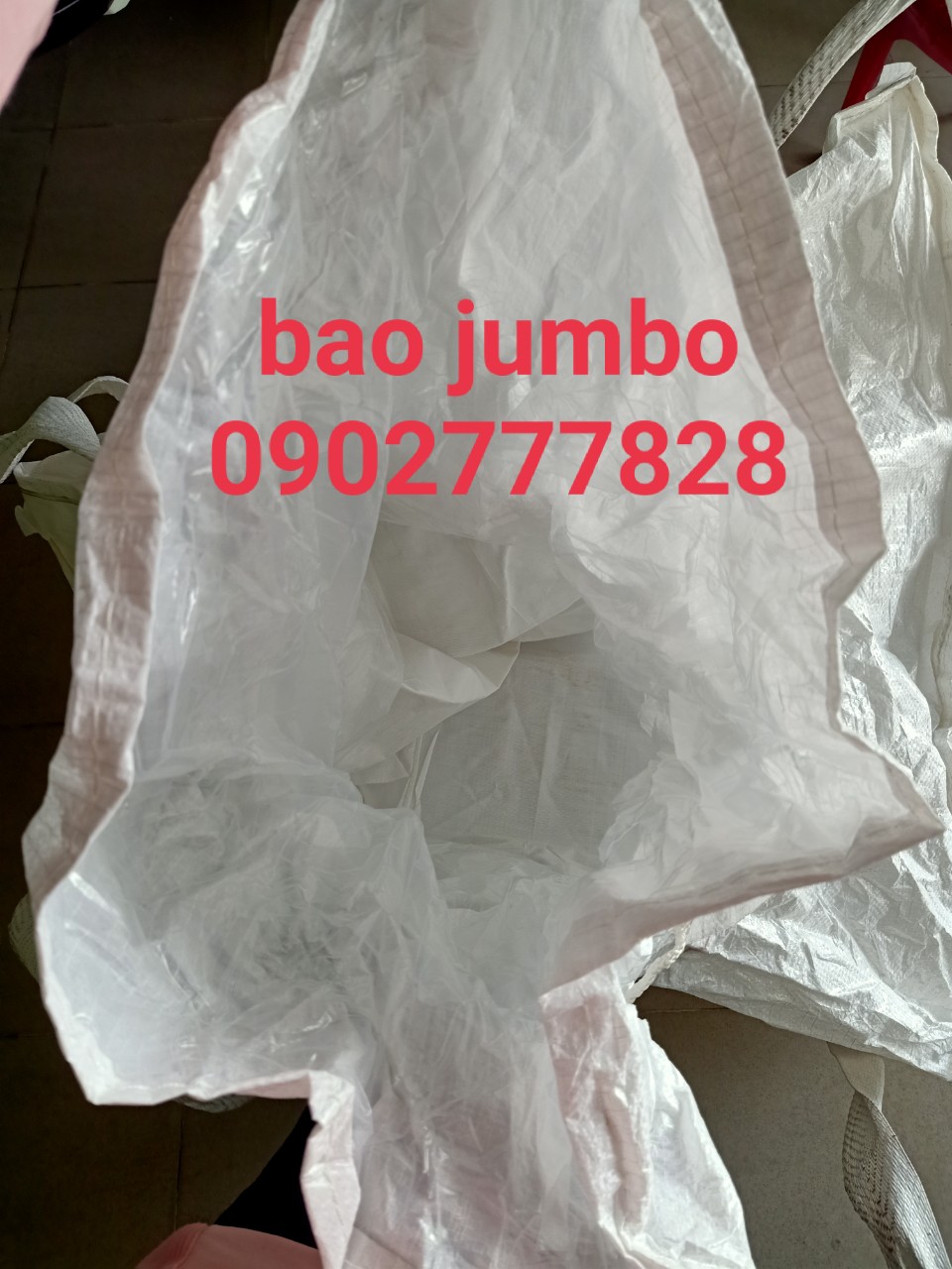 Bao jumbo, bao 1 tấn, bao 1 tấn đựng hàng phế