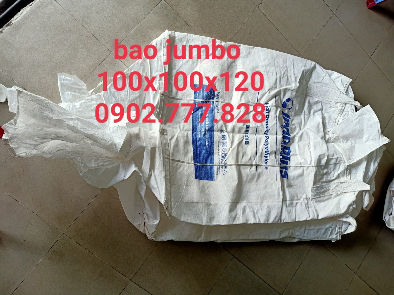 Bao jumbo, bao 1 tấn, bao 1 tấn đựng hàng phế