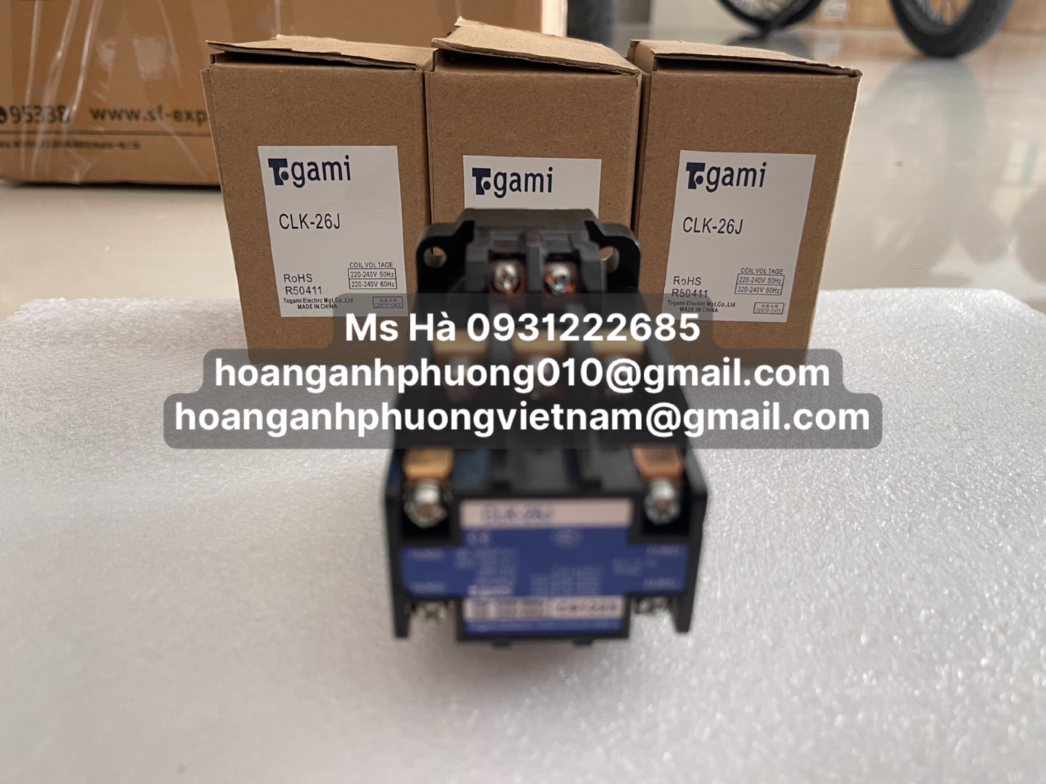 CLK-26J, togami, contactor, Công Ty Hoàng Anh Phương
