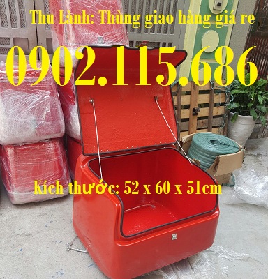 Thùng giao hàng cỡ trung 1 kích thước 52x60x51 mm