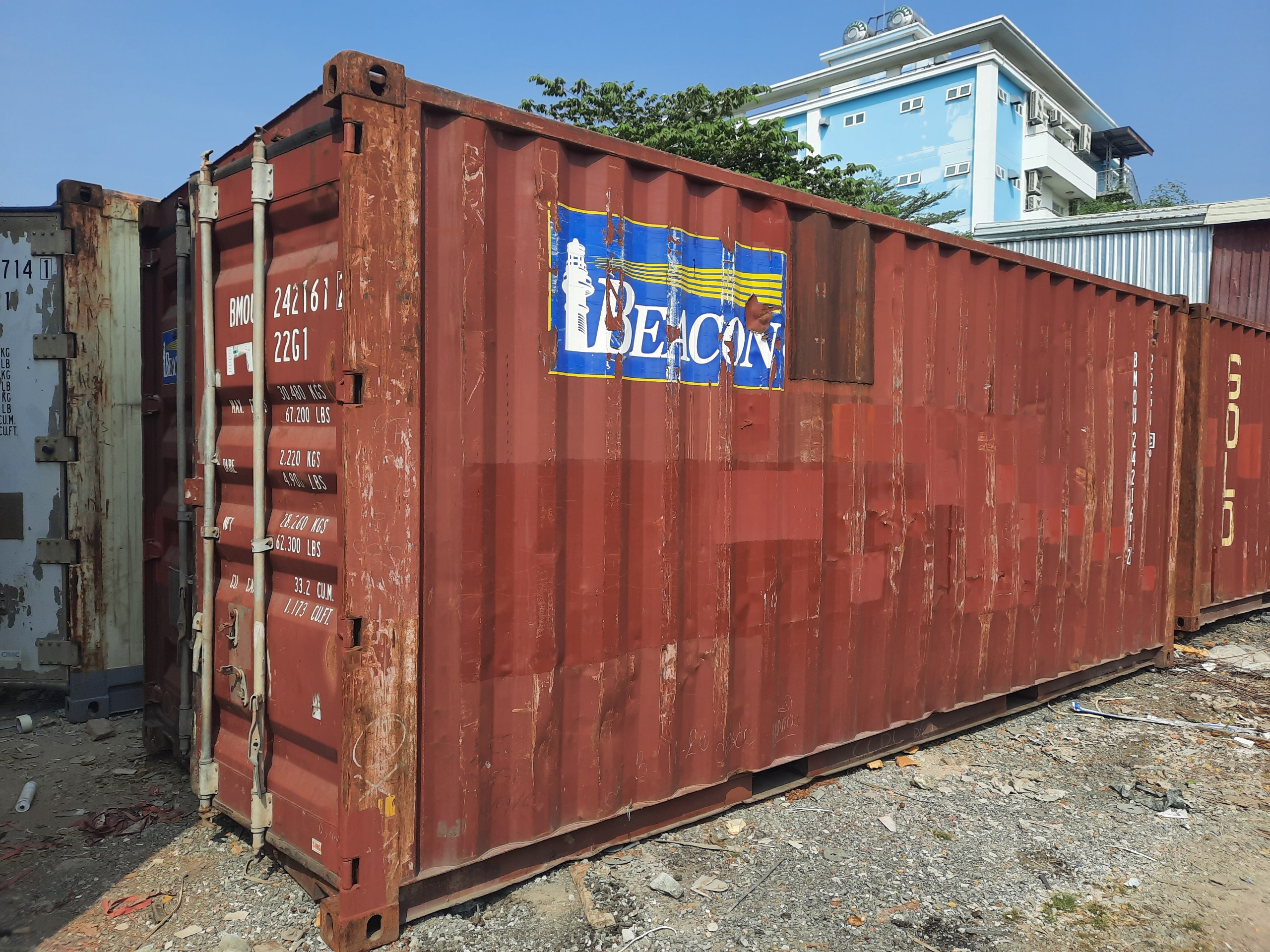 Kho container 20 feet cũ giảm sốc trước giờ