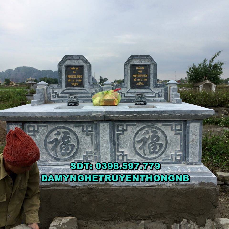 Top những mẫu lăng mộ đá Ninh Bình nguyên khối 2023
