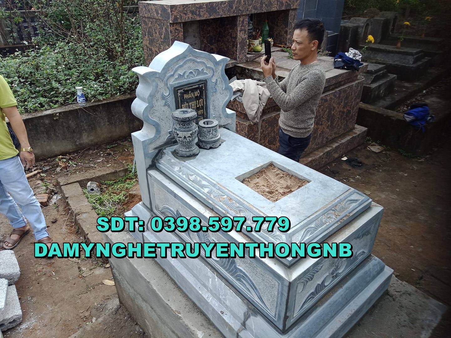 Top những mẫu lăng mộ đá Ninh Bình nguyên khối 2023