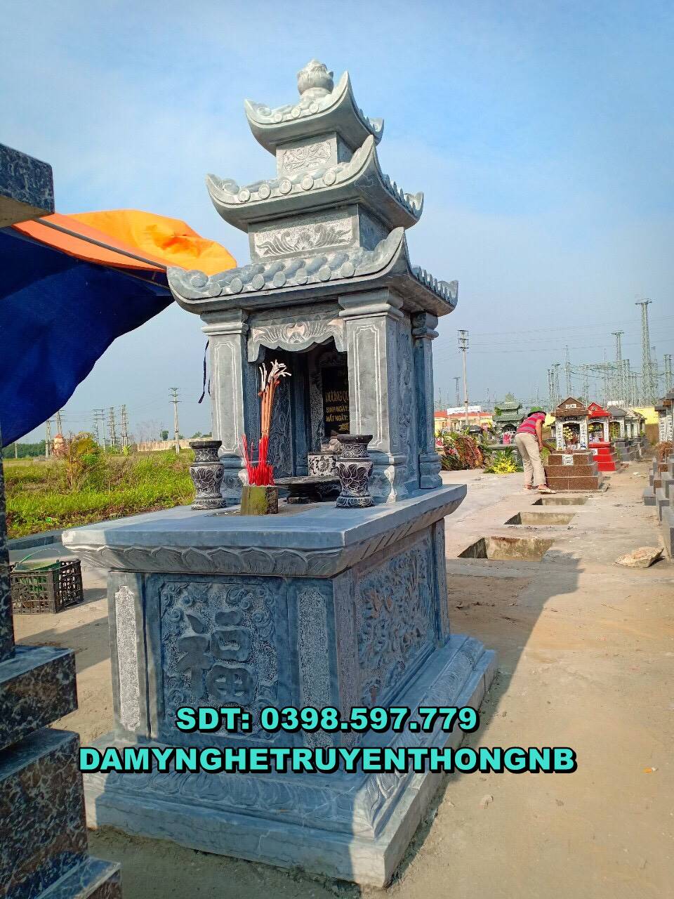 Top những mẫu lăng mộ đá Ninh Bình nguyên khối 2023