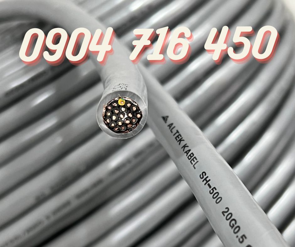 Cáp điều khiển 20 lõi chông nhiễu Altek Kabel